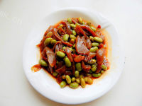 家常菜毛豆烧茄子