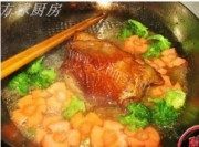 美味的羊肉煎鸡双拼饭做法图解5)