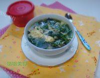 家常菜菠菜蛋花汤