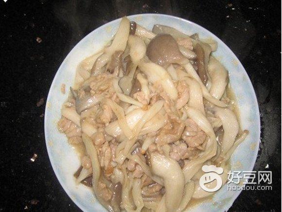 双菇肉片