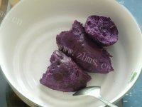 味道不错的紫薯面包卷的做法图解一