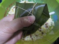 好吃的尖角素粽子做法图解11)