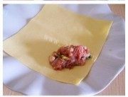 美味的鲜肉豆皮包做法图解4)
