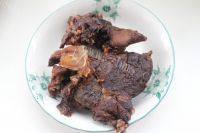 家常菜小炒腊牛肉做法图解1)