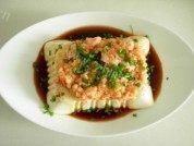 家常菜虾蓉蒸豆腐做法图解8)