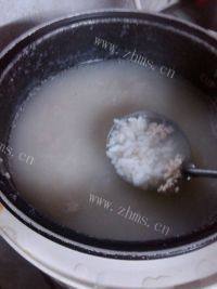 美味早餐香菇肉末粥做法图解6)