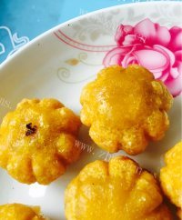 香喷喷的南瓜饼做法图解9)