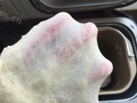 自制豆沙花朵面包做法图解4)