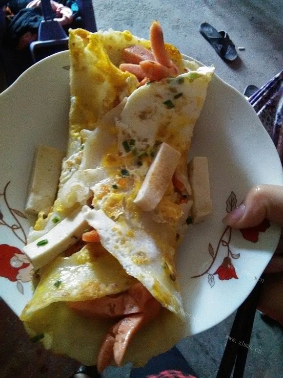 独特的鸡蛋饼
