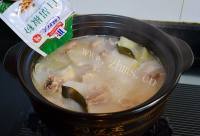 家常白萝卜炖羊肉做法图解9)