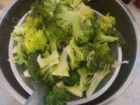 家常菜西兰花炒肉做法图解5)
