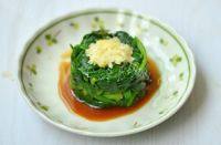 家常菜蒜蓉菠菜塔做法图解9)