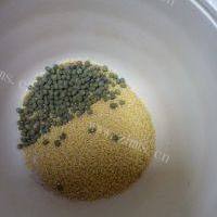 消暑的小米绿豆粥的做法图解二