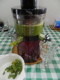 营养的橙子苹果菠菜汁做法图解5)
