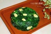 家常菜杏仁菠菜