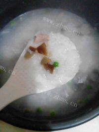 美味早餐皮蛋瘦肉粥做法图解5)