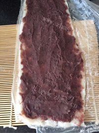 特色红豆山药卷做法图解4)