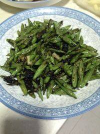家常菜榄菜四季豆
