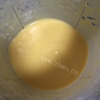自制木瓜奶昔做法图解5)