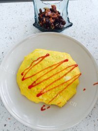 美味的蛋包饭做法图解3)