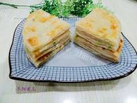珍馐佳肴葱花饼做法图解8)