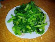 家常菜清炒白菜苔