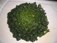 家常菊花菜炒豆制品做法图解1)