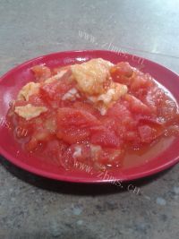 家常菜番茄炒鸭蛋