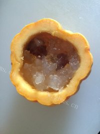 可口的金瓜雪蛤做法图解8)