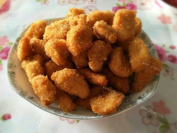 喷香的炸鸡块