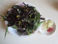 风味独特的凉拌菜薹做法图解1)