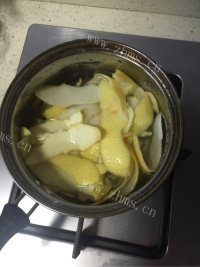 自制柚子皮糖做法图解5)