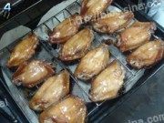 美味的叉烧烤翅