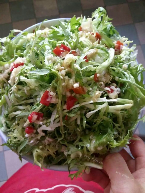 唇齿留香的凉拌苦菊