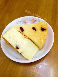 自制蔓越莓戚风蛋糕