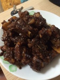 喷香的红烧排骨做法图解6)