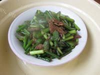 家常菜蒜薹炒肉