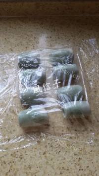 自制抹茶蛋黄酥做法图解15)