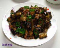 家常菜肉末烧茄子