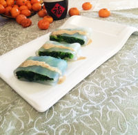 美味的时蔬粉皮卷沙拉做法图解14)