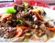 家常菜小炒溜腰花