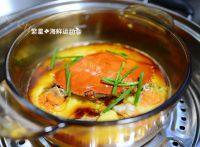 美味蛋蒸红鲟做法图解6)