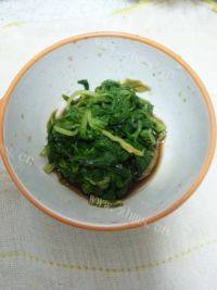 家常菜凉拌芹菜叶