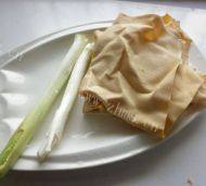 荆芥炒千张做法图解3)