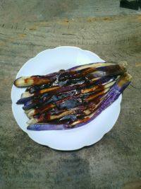家常菜佛手茄子