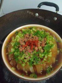 家常菜肉末蒸冬瓜
