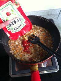 自己做的茄汁意面做法图解6)
