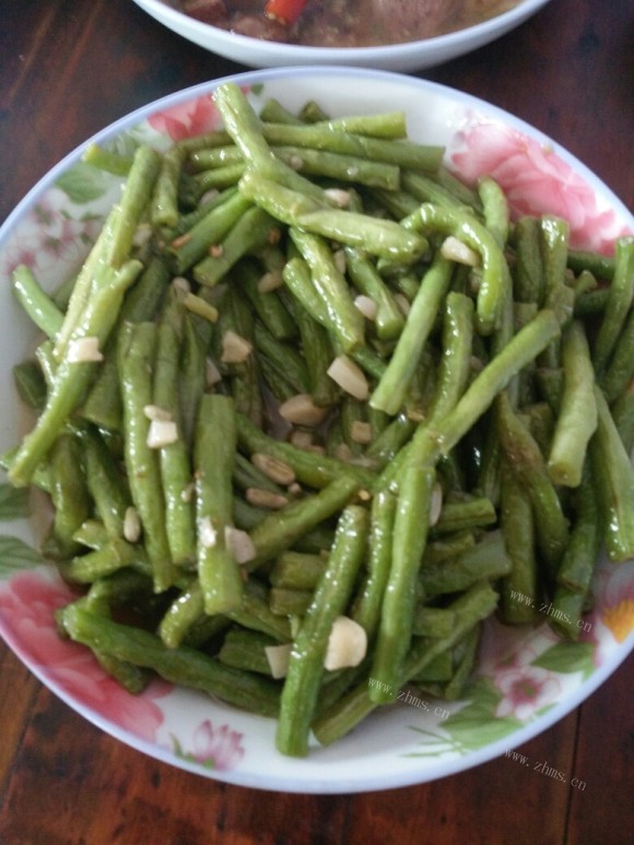 珍馐美味的蒜香豆角