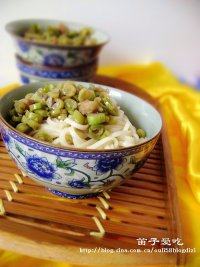 美味的芸豆面菜