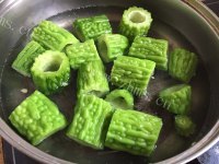 家常菜苦瓜酿做法图解3)